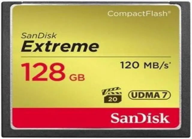 Alt view image 3 of 20 - SanDisk 128GB Compact Flash (CF) Flash Card Model SDCFXSB-128G-G46