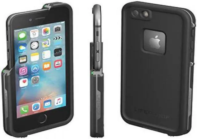 Alt view image 18 of 20 - LIFEPROOF 77-52558 Cell Phone Case,Black,Fits Apple G3778665