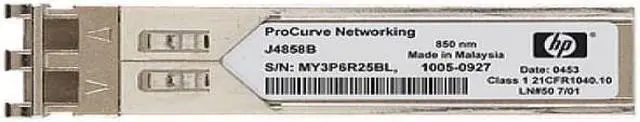 Alt view image 4 of 7 - HP Genuine X120 1G SFP LC SX 850NM 550M Transceiver JD118B