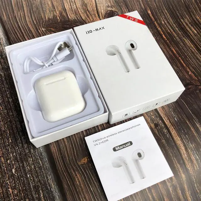 Alt view image 5 of 6 - Wireless Bluetooth i10 max tws pods i10 tws Air Ear Earphones Earbuds Headset with Charging Box for Apple iPhone android