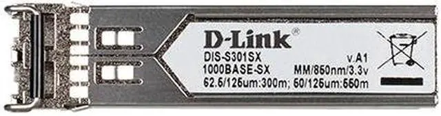 Alt view image 5 of 17 - D-Link 1-port Mini-GBIC SFP to 1000BaseSX Multi-Mode Fibre Transceiver