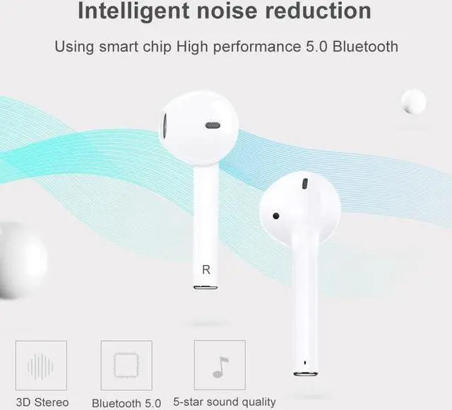Alt view image 5 of 6 - i10 tws 1:1 Wireless Bluetooth 5.0 3D bass tws i10 not i13 i12 i11 i88 tws for iPhone Android