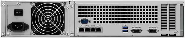 Alt view image 4 of 5 - Synology RackStation RS3618XS - NAS server - 12 bays - rack-mountable - SATA 6Gb/s - RAID 0, 1, 5, 6, 10, JBOD, RAID F1