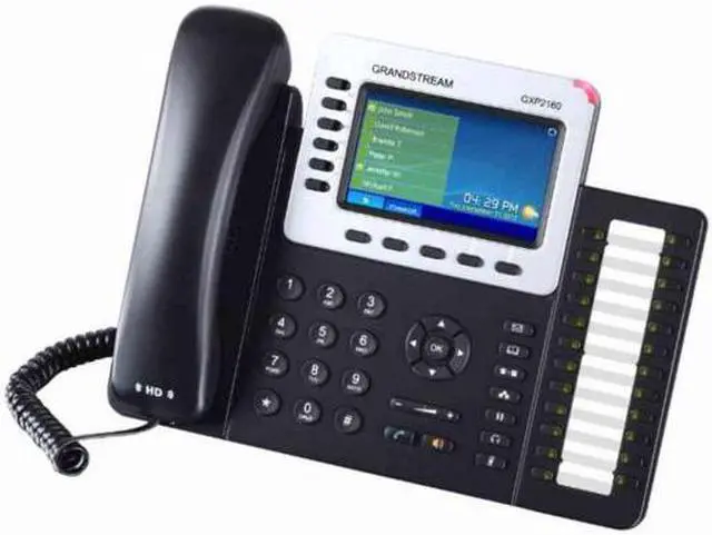 Alt view image 6 of 16 - Grandstream Gxp2160 Ip Phone - Bluetooth - Desktop Wall Mountable