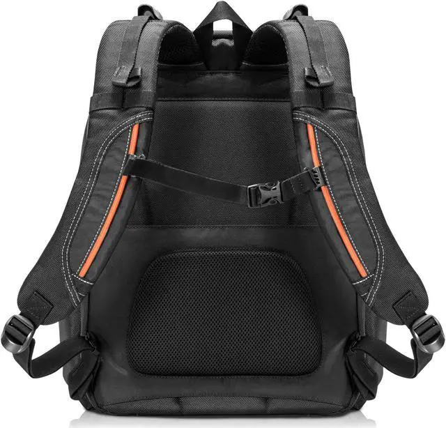 Alt view image 5 of 20 - Everki EKP121S15 15.6in Atlas Checkpoint Friendly Laptop Backpack Black