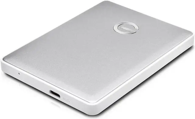 Alt view image 8 of 20 - G-Technology 2TB G-DRIVE mobile USB-C Portable External Hard Drive, USB 3.1 Gen 1, Silver (0G10339)