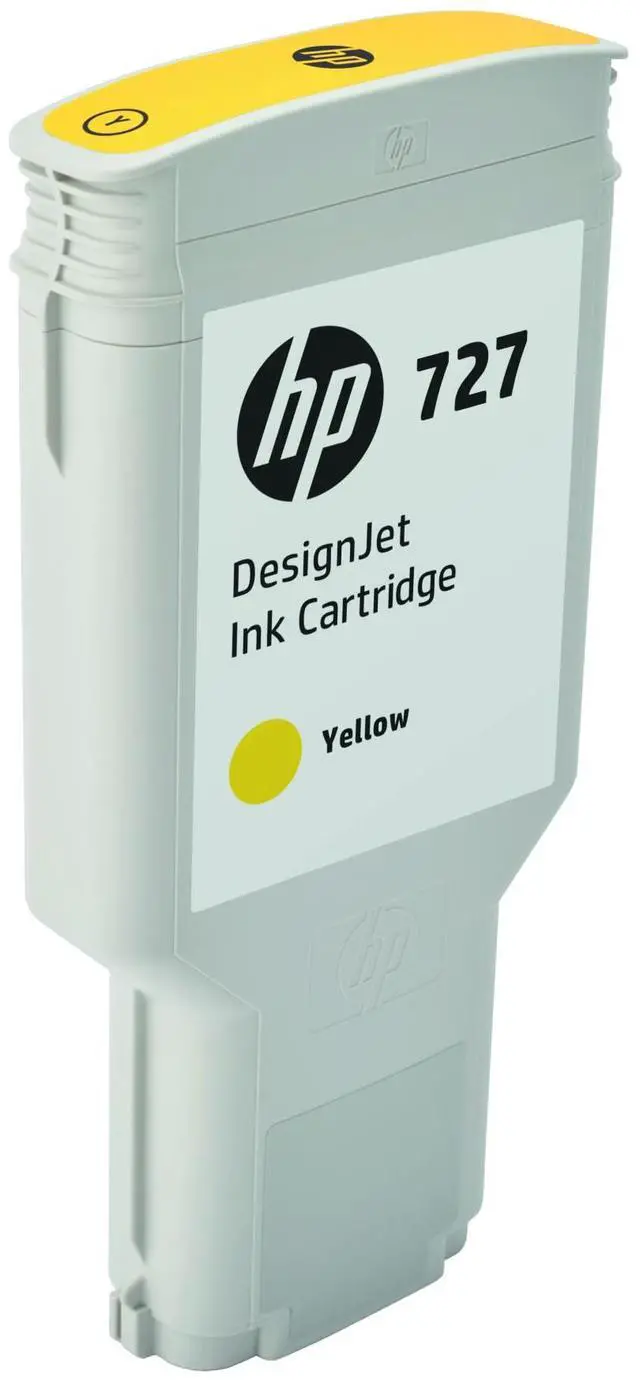 Alt view image 4 of 17 - HP 727 300-ml Yellow DesignJet Ink Cartridge, F9J78A
