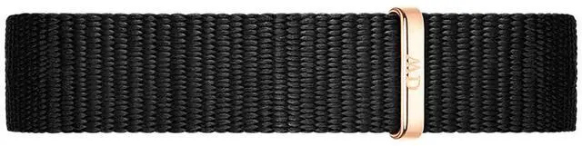 Alt view image 2 of 8 - Daniel Wellington Classic Black Series Black 28mm Dial Rose Gold Bezel Black Nylon Strap Women's Quartz Wrist Watch DW00100247