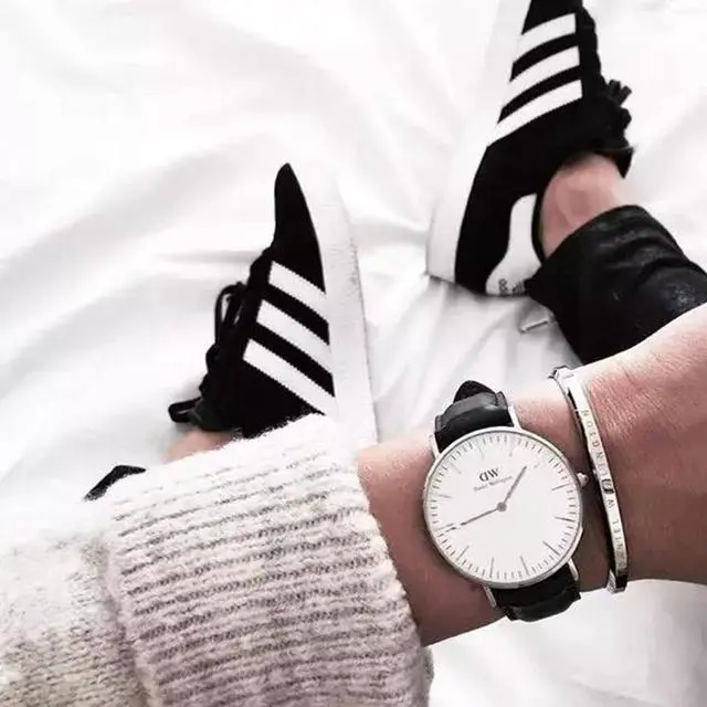 Alt view image 7 of 8 - Daniel Wellington elegant Classic Cuff couple series silver 180MM adjustable open large size bracelet DW00400002