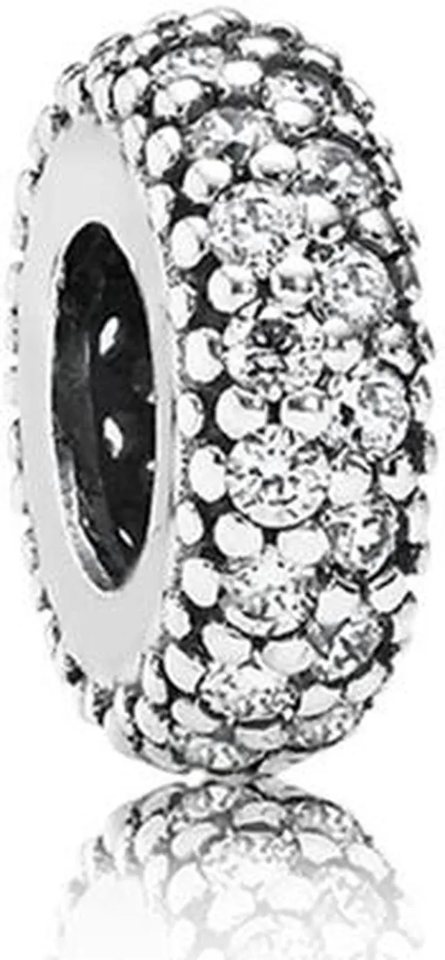 Alt view image 2 of 3 - PANDORA Pandora gorgeous shiny pink cubic zirconia  925 silver string ornaments 791817PCZ