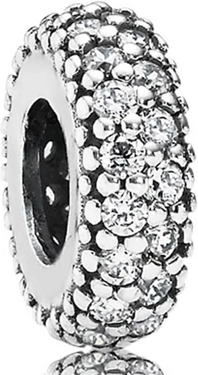 Alt view image 3 of 3 - PANDORA Pandora gorgeous shiny pink cubic zirconia  925 silver string ornaments 791817PCZ