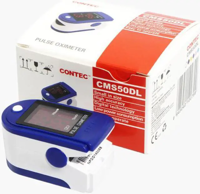 Alt view image 4 of 6 - CMS50DL Pulse Oximeter Fingertip, fingertip Blood Oxygen Saturation Monitor with Pulse, Oximeter Finger Oxygen Readings, Heart Rate and Fast Spo2 Reading Oxygen Meter, Made by CONTEC!