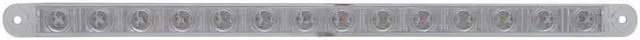 Alt view image 2 of 2 - 14 LED 12" Stop, Turn & Tail Light Bar Only - Red LED/Clear Lens