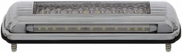Alt view image 2 of 4 - 11 LED Chrome License Plate Light w/ Back-Up Light - White LED