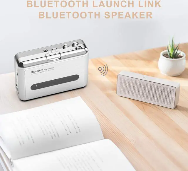 Alt view image 7 of 7 - DIGITNOW! Bluetooth Walkman Cassette Player Bluetooth Transfer Personal Cassette, 3.5mm Headphone Jack and Earphones Included