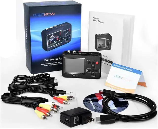 Alt view image 7 of 7 - DIGITNOW Video Converter Video to Digital Converter,VHS to Digital Converter to Capture Video from VCR's,VHS Tapes,Hi8,Camcorder, DVD,TV Box and Gaming Systems
