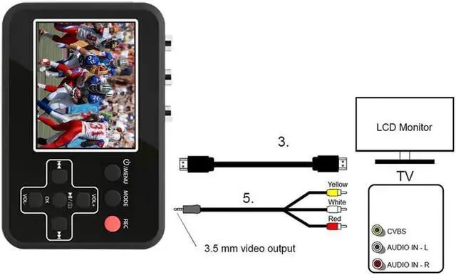 Alt view image 5 of 7 - DIGITNOW Video Converter Video to Digital Converter,VHS to Digital Converter to Capture Video from VCR's,VHS Tapes,Hi8,Camcorder, DVD,TV Box and Gaming Systems