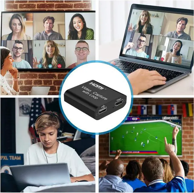 Alt view image 7 of 7 - DIGITNOW Video Capture Card 4K HDMI Video Capture Device with Loop Out, Full HD 1080P Live Streaming Video Recorder Converter, Support Windows?Android and Mac OS