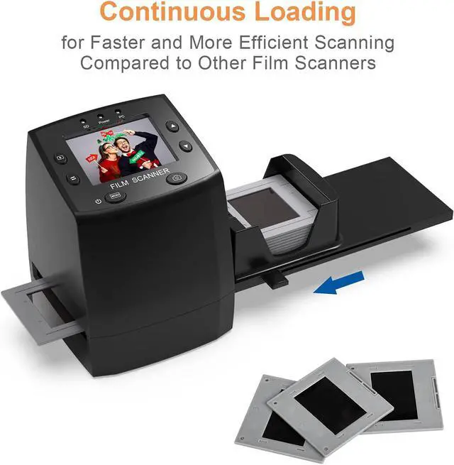 Alt view image 4 of 7 - Portable USB 2.0 5MP Film Scanner Scans 35mm Negative Films and Slides