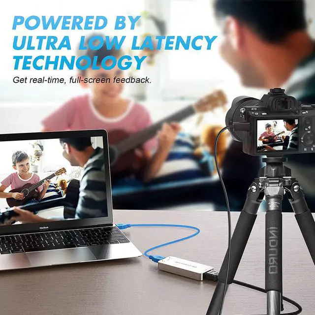 Alt view image 4 of 6 - DIGITNOW HDMI Capture Dongle Adapter Card, HDMI to USB 3.0, Full HD 1080p 60FPS Live Streaming Game Capture Video Grabber for PS4 Xbox One 360, Drive-Free Compatible with Linux/Mac OS/ windows10/7/xp