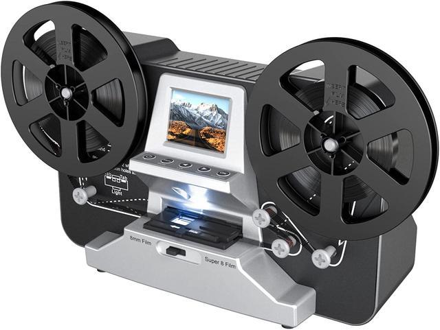8mm & Super 8 Reels to Digital MovieMaker Film Sanner Converter, Pro Film  Digitizer Machine with 2.4