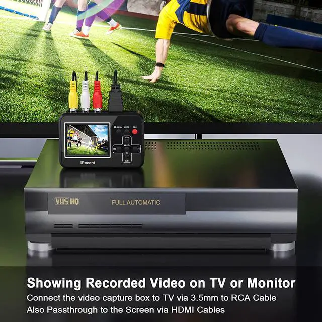 Alt view image 5 of 7 - DIGITNOW Video Converter Video to Digital Converter,VHS to Digital Converter to Capture Video from VCR's,VHS Tapes,Hi8,Camcorder, DVD,TV Box and Gaming Systems