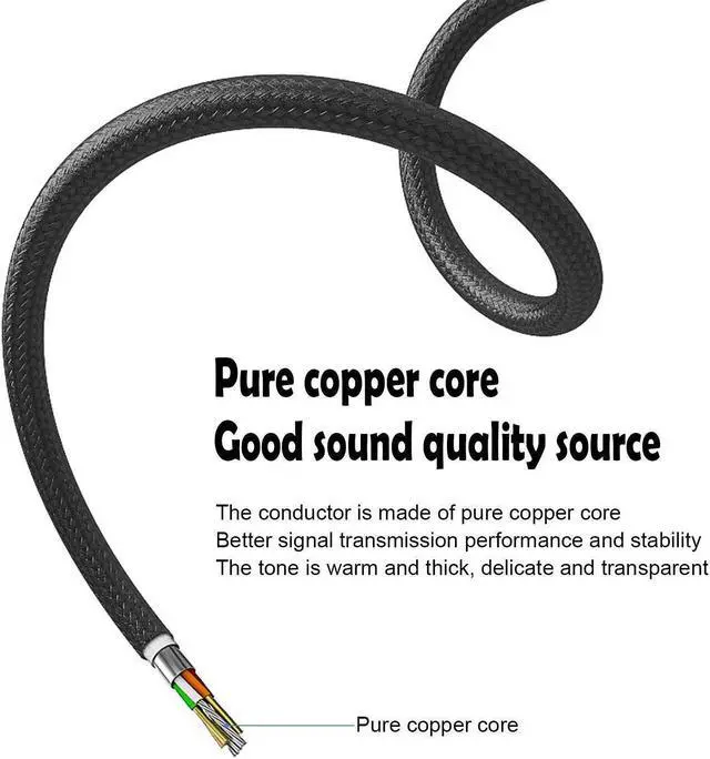 Alt view image 6 of 7 - DIGITNOW 3.5mm 1/8" TRS to Dual 6.35mm 1/4" TS Mono Stereo Y-Cable Splitter Cord for Smartphone, Computer, CD Player, Speakers and Home Systems Amplifier, 3.3 ft.