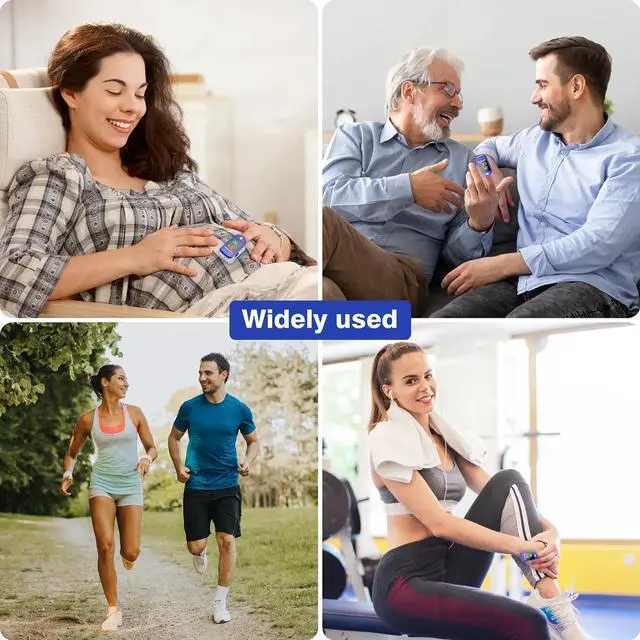 Alt view image 6 of 7 - DIGITNOW Fingertip Pulse Oximeter - Large OLED Display Pulse Oximeter Finger Oximetry Blood Oxygen Saturation Monitor for Heart Rate and SpO2