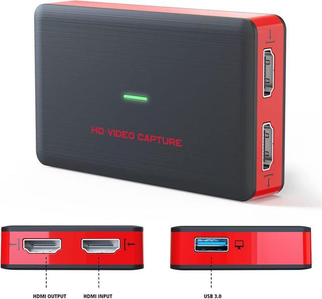 Capture Card, USB 3.0 HDMI HD Game Video Capture Card with HDMI
