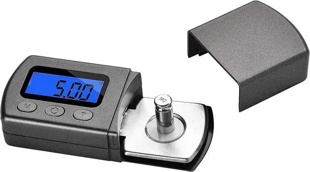 Main image of DIGITNOW Digital Turntable Stylus Force Scale Gauge 0.01g/5.00g,Tracking Force Pressure Gauge/Scale for Tonearm Phono Cartridge, Blue LCD Backlight