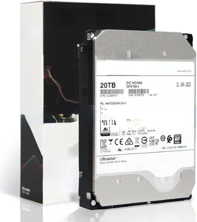Main image of For Western HC560 WUH722020ALE6L4 20TB7.2K SATA3 helium enterprise hard disk 20T