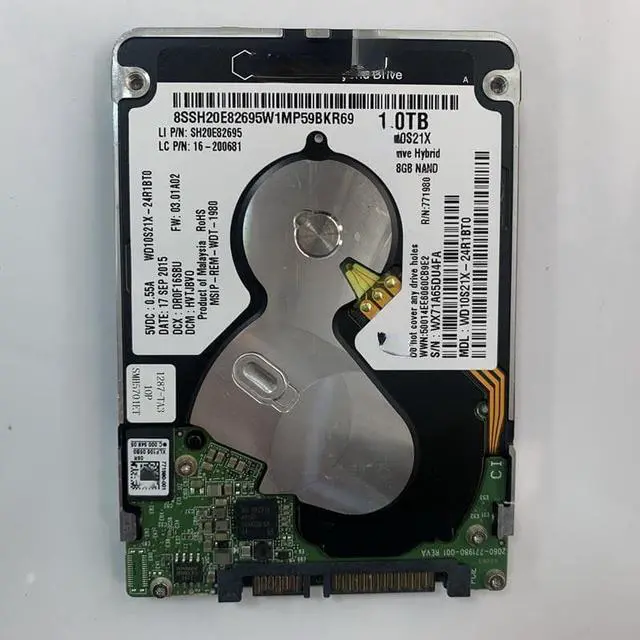 Main image of For PMR vertical 2.5 inch WD SSHD enterprise black disk 1T notebook hard disk