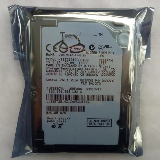 Main image of For 7200 to Hitachi 100G laptop mechanical hard disk 2.5-inch SATA serial port