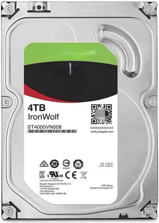 Seagate IronWolf ST4000VN008 4TB HDD 2台セット｜ハードディスク