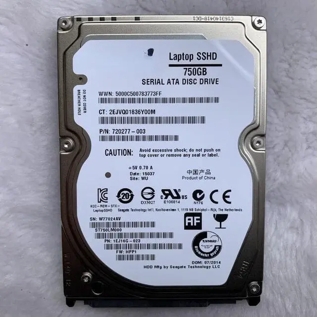 Main image of For 2.5-inch Seagate 8G SSHD Solid State Hybrid 750G Laptop Hard Disk ST750LM000