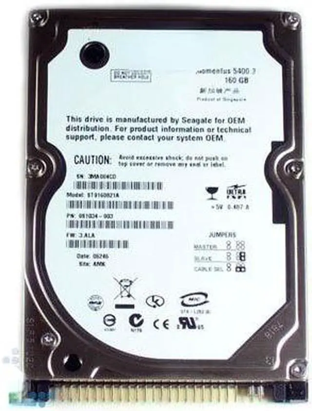 Main image of For Seagate 160G laptop hard disk 2.5 inch IDE port