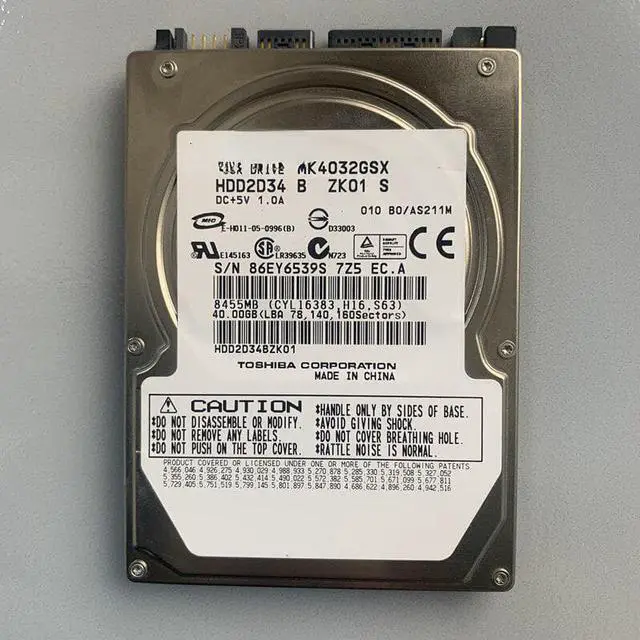 Main image of For 2.5 inch SATA serial port Toshiba 40G laptop hard disk