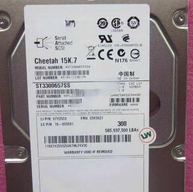 Main image of For Lenovo ThinkServer RD630 Server Hard Disk 300GB 15K SAS 3.5-inch 6GB