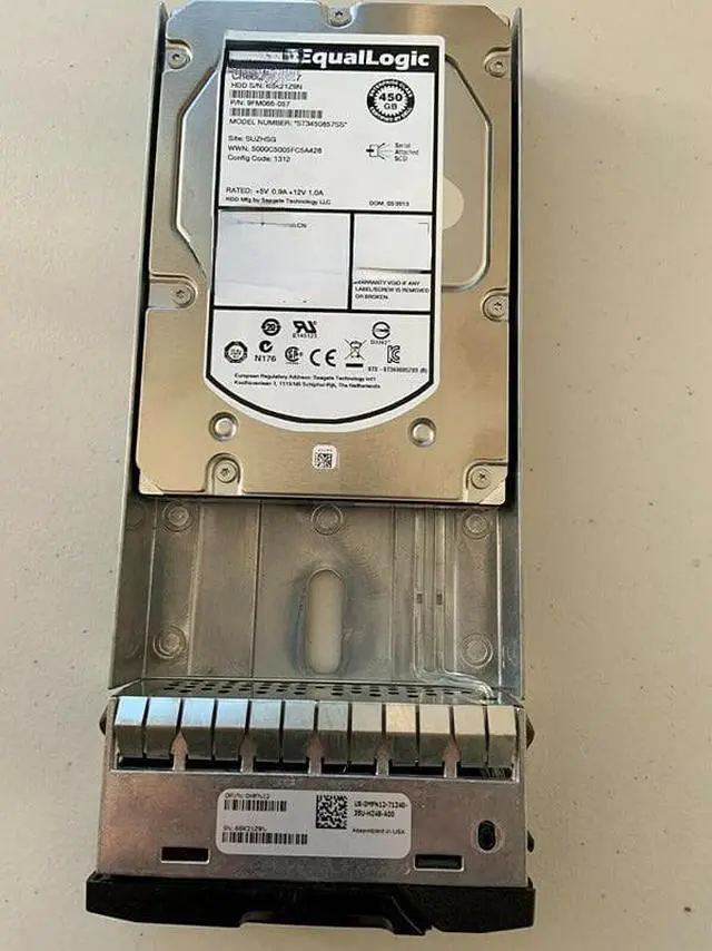 Main image of For Dell EqualLogic EQ storage hard disk ST3450857SS 0RG5VK EN03 450G 15K