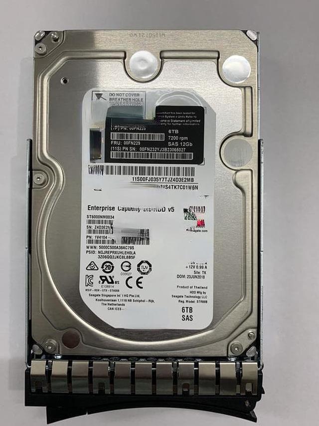 For Lenovo IBM 00FN228 00FN229 00FN232 6T 6TB SAS 3.5-inch For Lenovo IBM 00FN228 00FN229 00FN232 6T 6TB SAS 3.5-inch