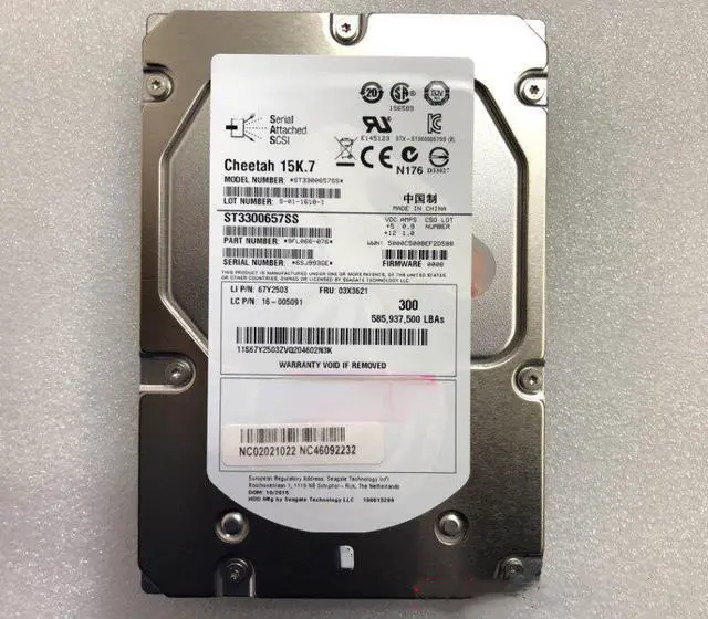 Main image of For Lenovo T350 R350 R520 G7 server hard disk 15K 300G SAS 3.5 16005091