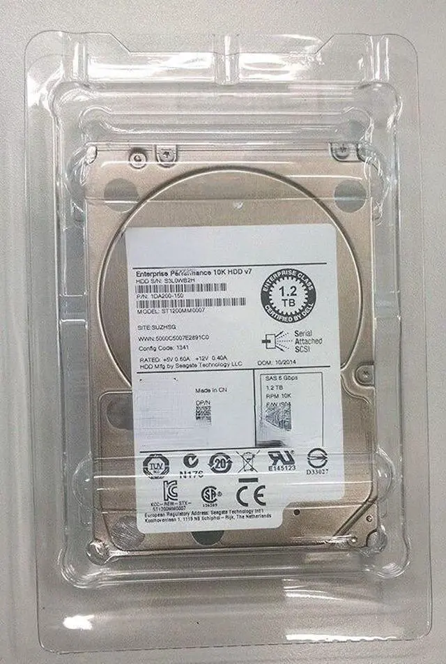 Main image of For Dell R940 R940xa T440 T740 server hard disk 1.2T 10K SAS 2.5 inch 6GB