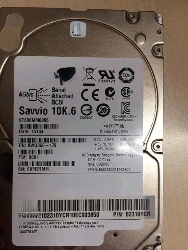 Main image of For Huawei RH2285 V2 RH5885 V2 V3 original server hard disk 600G 10K SAS 2.5