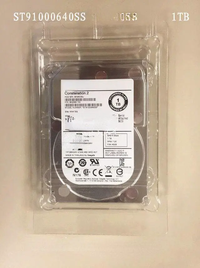 Main image of For Dell R730 R720 server hard disk 1T SAS 2.5 inch 6GB ST91000640SS