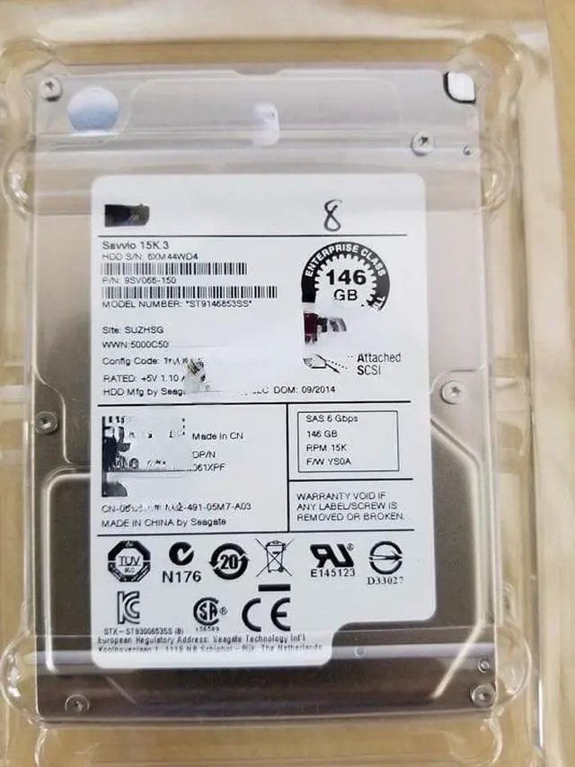 Main image of For Dell MD3220i MD1220 storage hard disk 146G 15K SAS 2.5 inch ST9146853SS