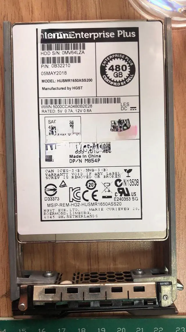 Main image of For Dell SC4020 SC5020 SC7020 SSD 0M854P 480G SAS 12Gb SSD