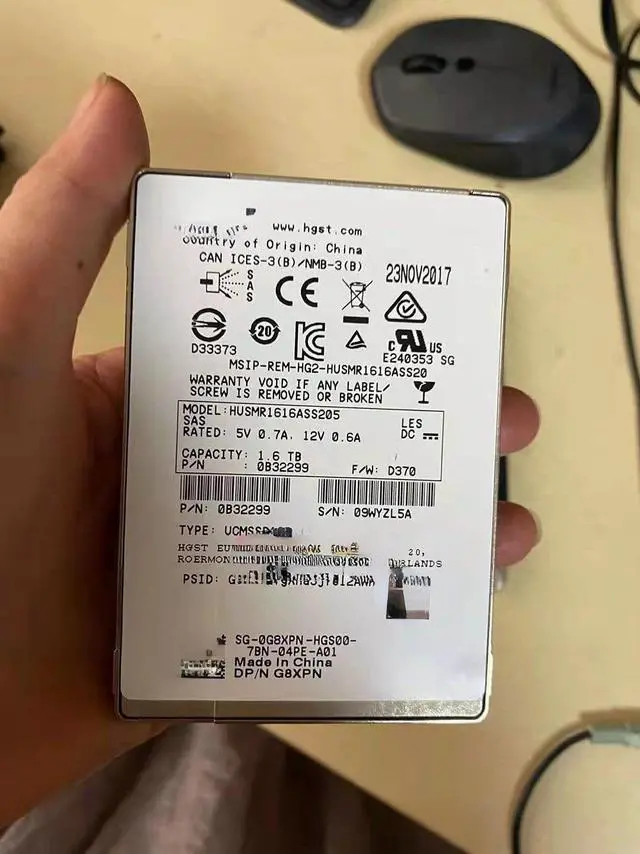 Main image of For Dell G8XPN 0G8XPN solid state server hard disk 1.6T 1.6TB SAS SSD 12Gb