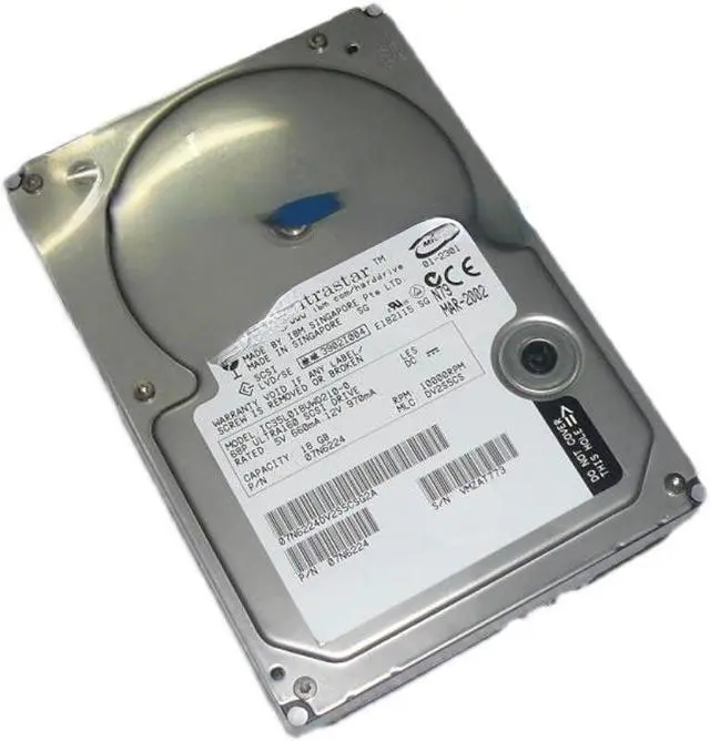 Main image of For IBM 07N6224 IC35L018UWD210-0 18G 10K Ultra160 68 pin SCSI hard disk