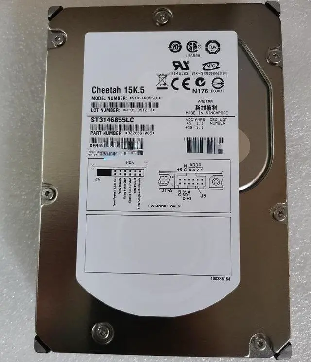 Main image of For Seagate ST3146855LC 146G server 15K U320 80 pin SCSI hard disk