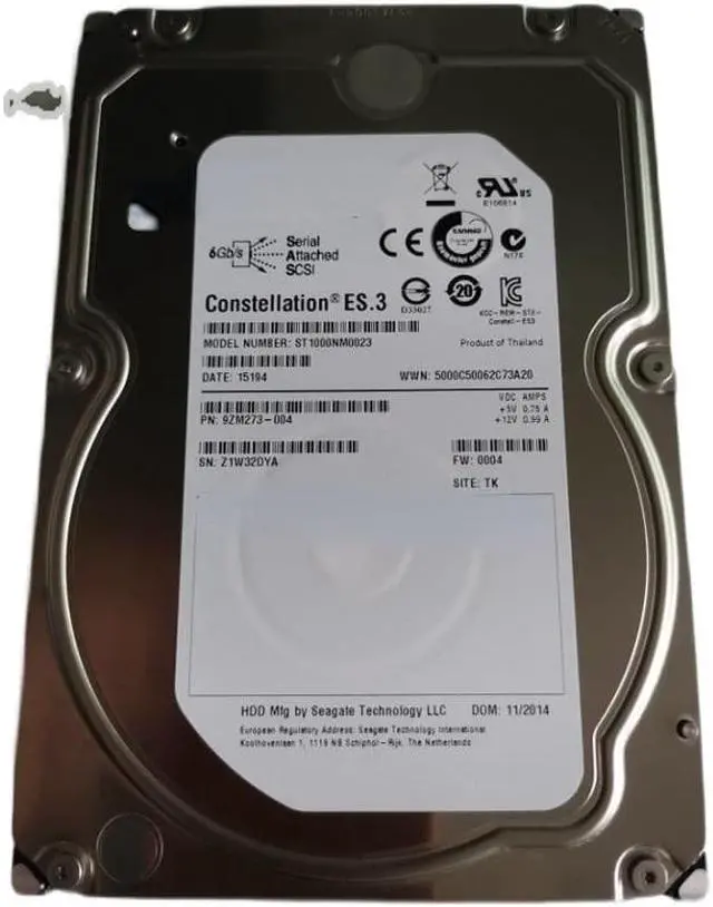 Main image of For Seagate Constellation ES 3 ST1000NM0023 1T 7.2K 3.5 SAS hard disk 1TB